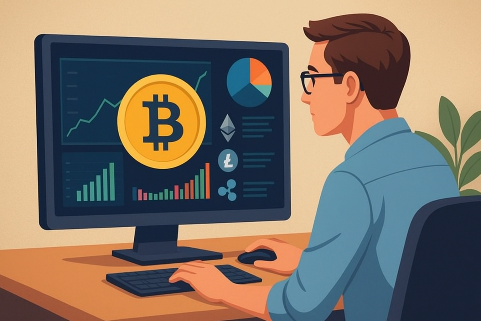 Investindo no mercado de criptomoedas: