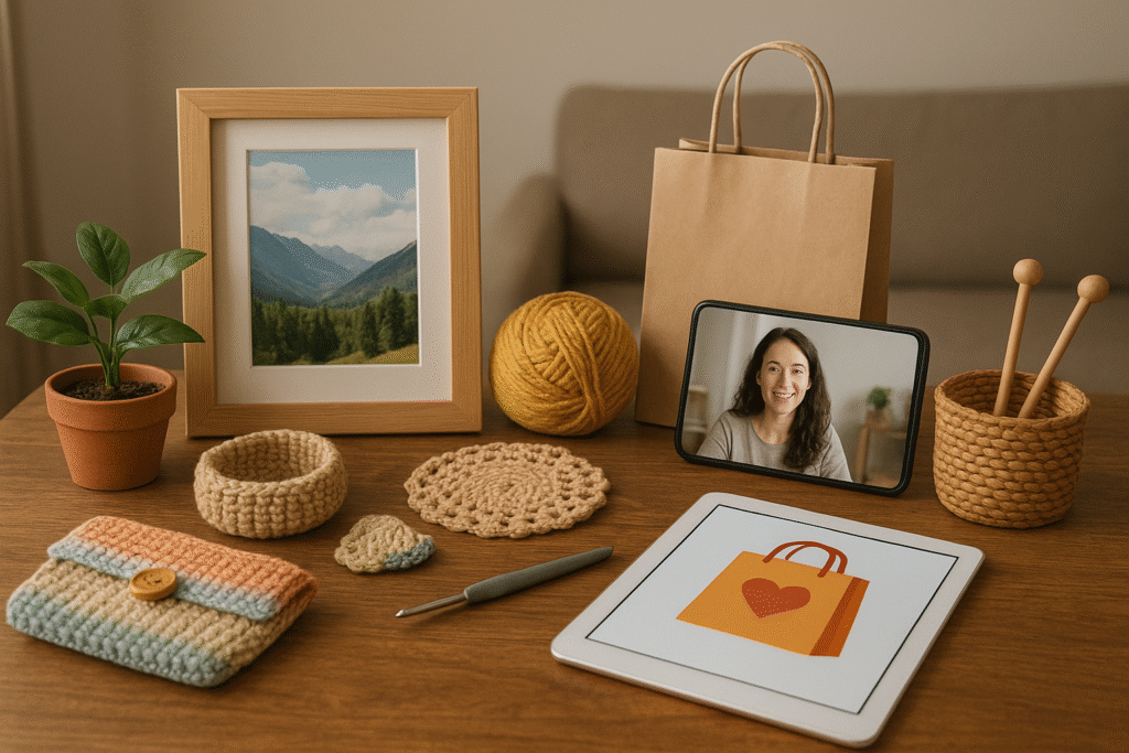 Produtos-Handmade-e-Digitais-em-Destaque-1024x683 10 Estratégias Inteligentes para Aumentar Sua Renda