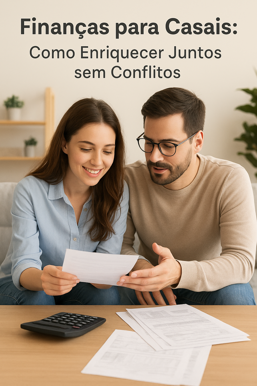 Casal-analisando-financas-juntos-1 Finanças para Casais: Como Enriquecer Juntos