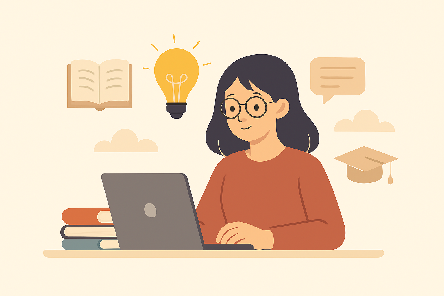 Mulher-Estudando-com-Elementos-Educacionais Os 5 Tipos de Investimentos que Mais Enriquecem