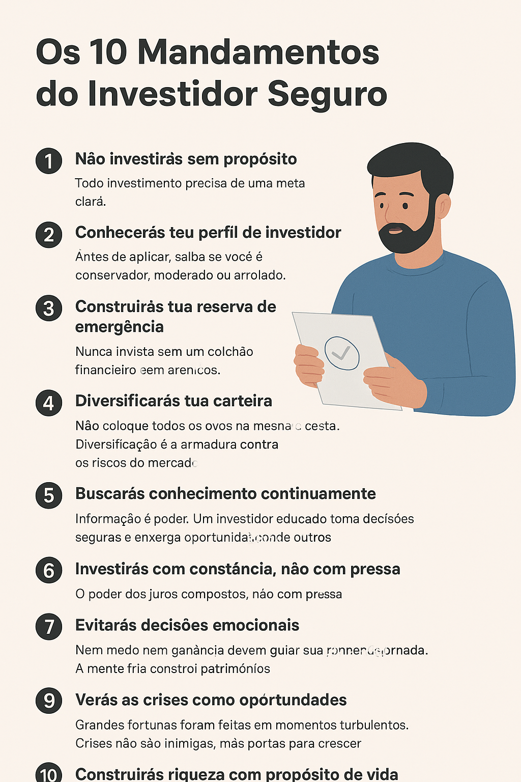 Os-10-Mandamentos-do-Investidor Como Minimizar Riscos e Maximizar Lucros